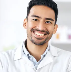 man smiling